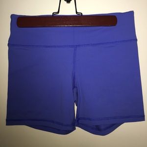 90 degree blue spandex shorts